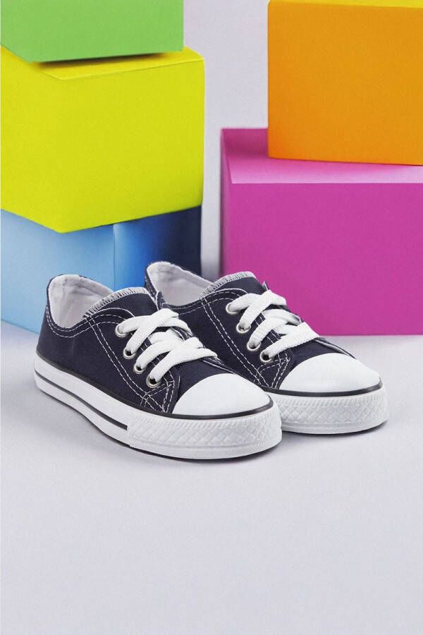 TRENDYOL Kinderen Unisex Casual Dagelijks Direct sportschoenen marineblauw