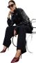 TRENDYOL SHOES Bourgondische Band Gedetailleerde Puntige Teen Dames Dunne Hak Schoenen Takaw25To00008 - Thumbnail 1