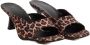 TRENDYOL SHOES Bruine Pantoffels Met Luipaardmotief En Vierkante Neus Voor Dames Met Hak Belastingss24To00019 - Thumbnail 1