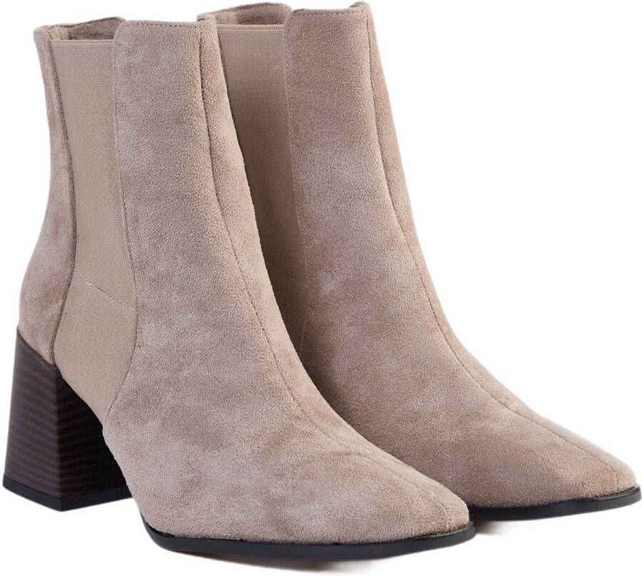 TRENDYOL SHOES Zwarte Dikke Blokhak Enkellaarsjes Voor Dames Takaw25Bo00057