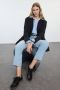 TRENDYOL Volwassenen Vrouwen Casual Dagelijks Kleur geblokkeerd sportschoenen Zwart - Thumbnail 1