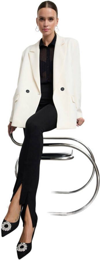 TRENDYOL SHOES Zwarte Stenen Dames Klassieke Stiletto Dunne Hak Avondschoenen Takaw25To00030