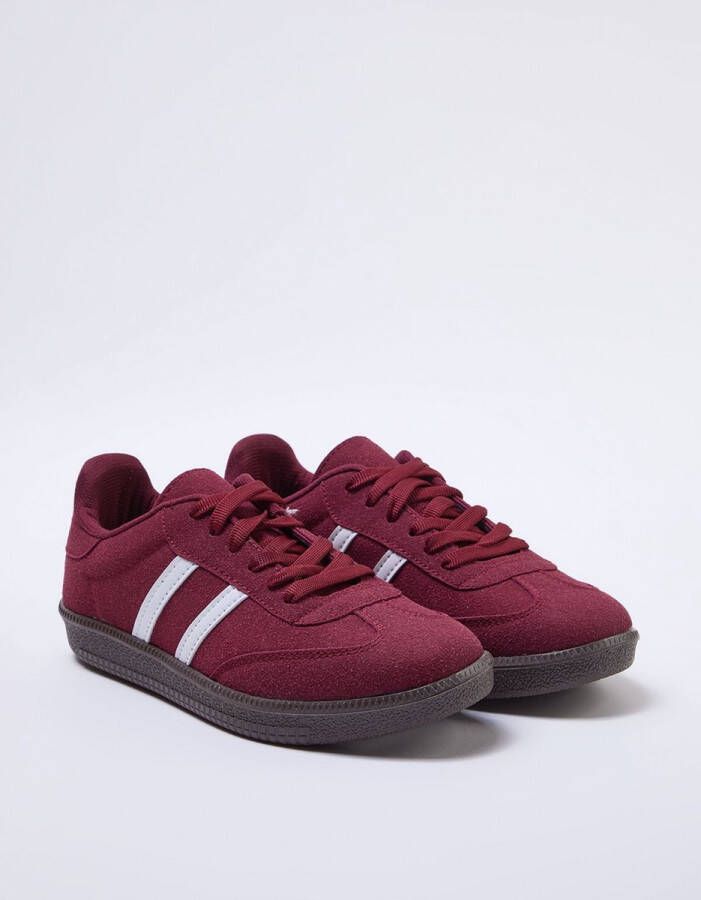 TRENDYOL Volwassenen Vrouwen Casual Dagelijks Kleur geblokkeerd sportschoenen bordeaux