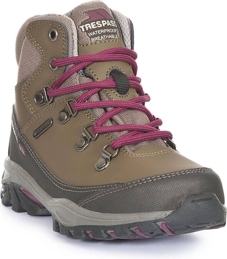 Trespass Childrens Kids Glebe II Waterproof Walking Boots (Earth)