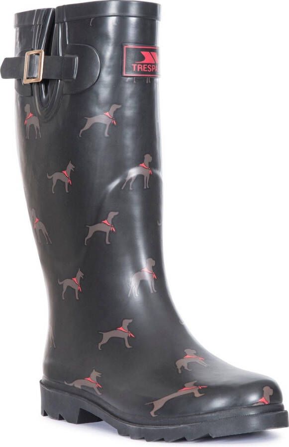 Trespass Damen Gummistiefel Samira Female Welly Dog Print
