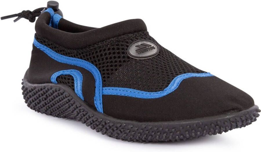 Trespass Kinder Badeschuh Paddle Junior Unisex Aqua Shoe Black Blue