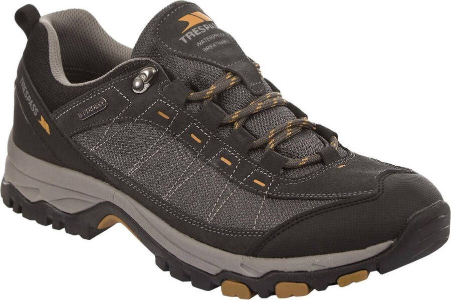 Trespass Mens Scarp Waterproof Lace Up Trainers (Castle)