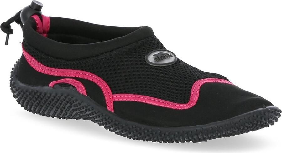 Trespass badschoen Paddle Unisex Aqua Shoe Zwart Framboos