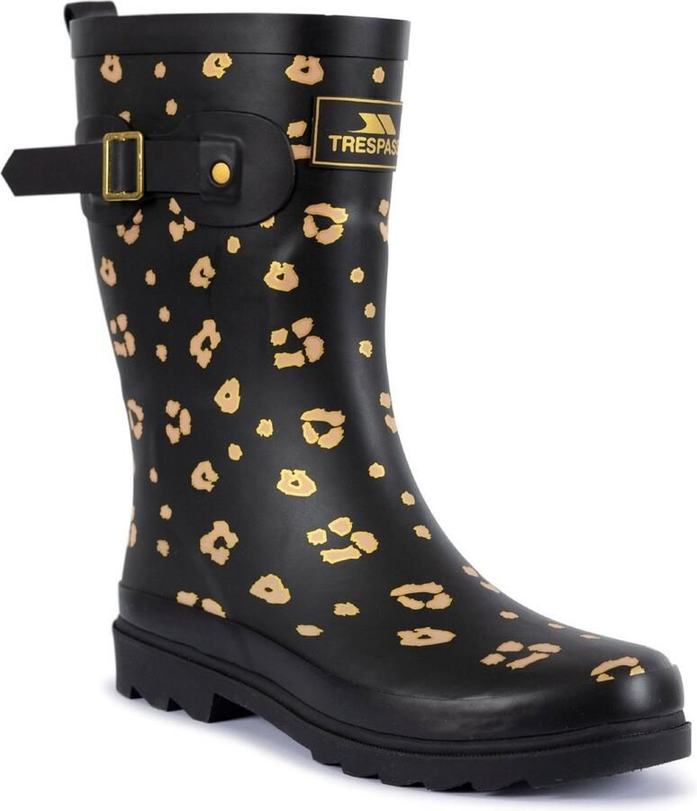Trespass Damen Gummistiefel Celeste Female Mid Height Welly Leopard