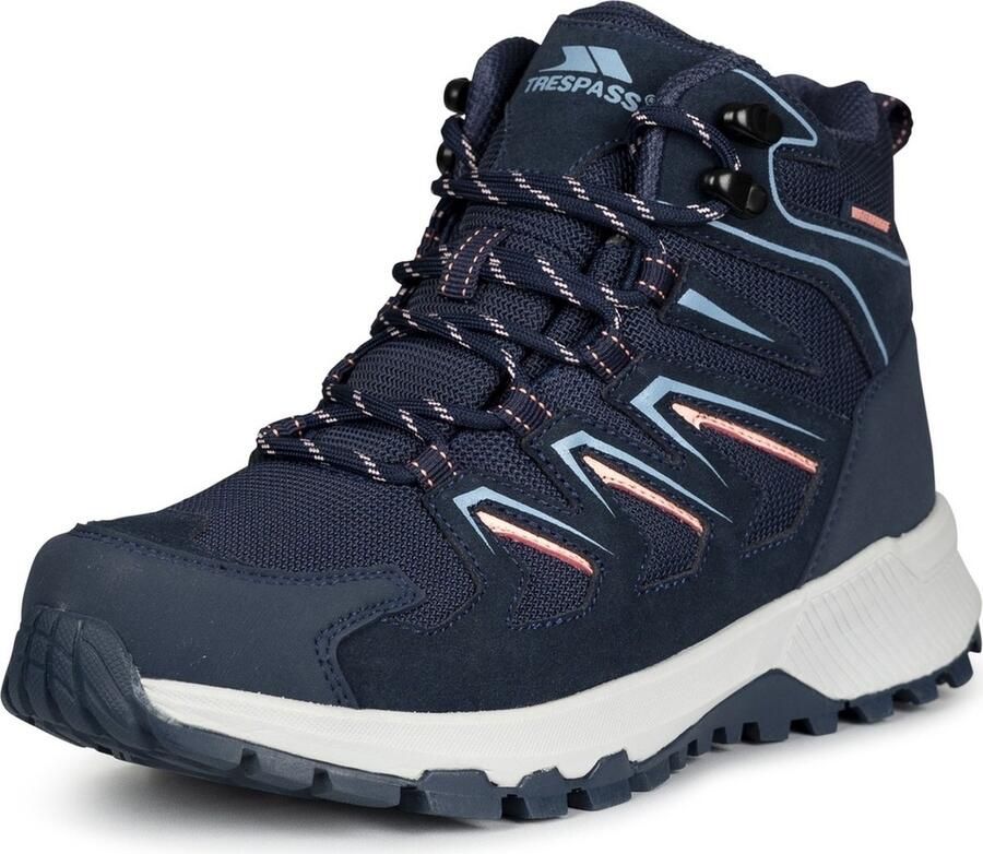 Trespass dameswandelschoenen Janick Waterproof Walking Boot Navy
