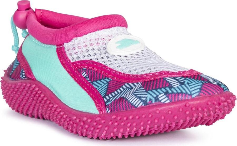 Trespass Kinder Badelatschen Squidette Aqua Shoe Pink Lady Print