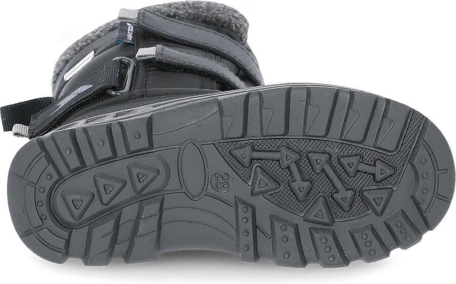Trespass Childrens Boys Strachan II Waterproof Touch Fastening Snow Boots (Black) - Foto 3