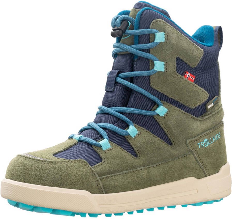 Trollkids Kid's Finnmark Winter Boots Winterschoenen olijfgroen