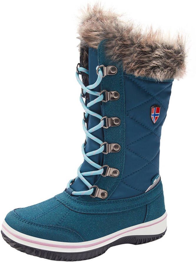 Trollkids Girl's Holmenkollen Snow Boots Winterschoenen blauw