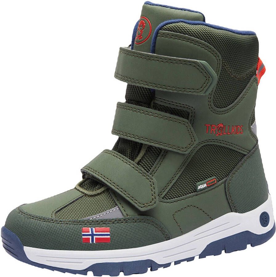 Trollkids Kid's Lofoten Winter Boots Winterschoenen olijfgroen