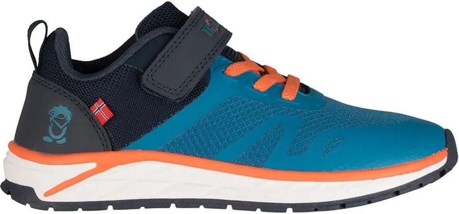 Trollkids Kid's Alesund Sneaker Vrijetijdsschoenen blauw oranje