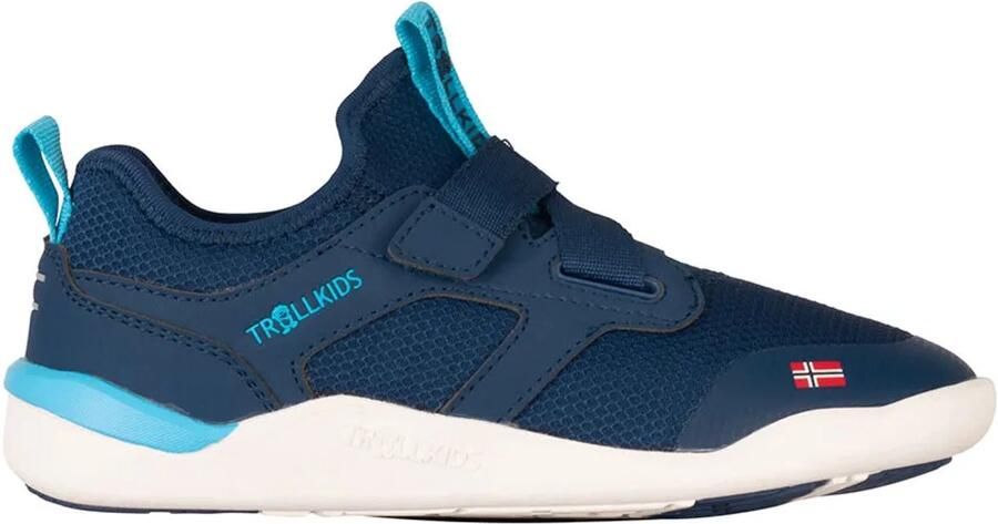 Trollkids Kid's Bergen Hiker Barefootschoenen dark indigo blauw