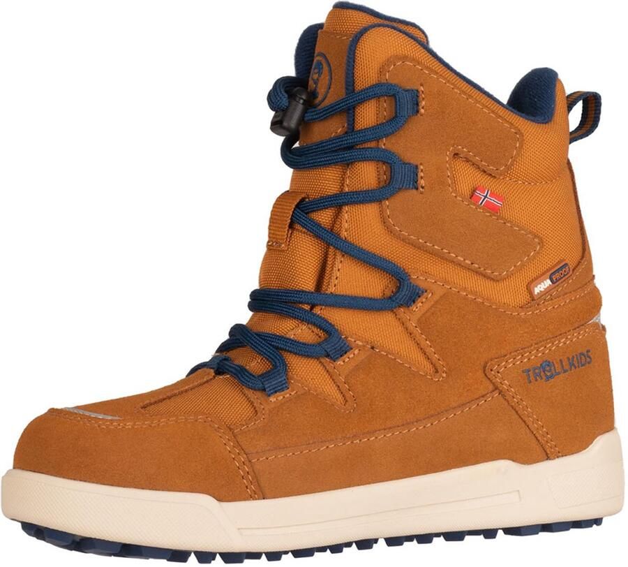 Trollkids Kid's Finnmark Winter Boots Winterschoenen oranje bruin