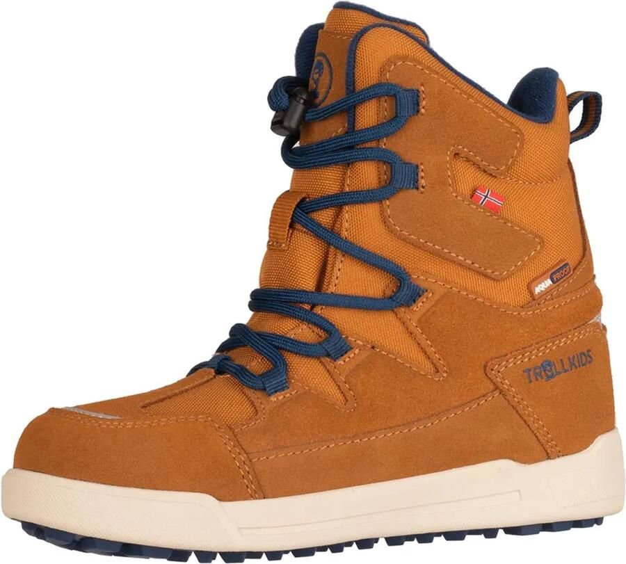 Trollkids Kid's Finnmark Winter Boots Winterschoenen oranje bruin