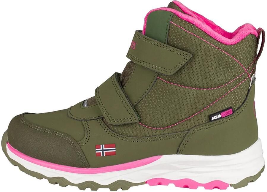 Trollkids Kid's Hafjell Winter Boots Winterschoenen olijfgroen