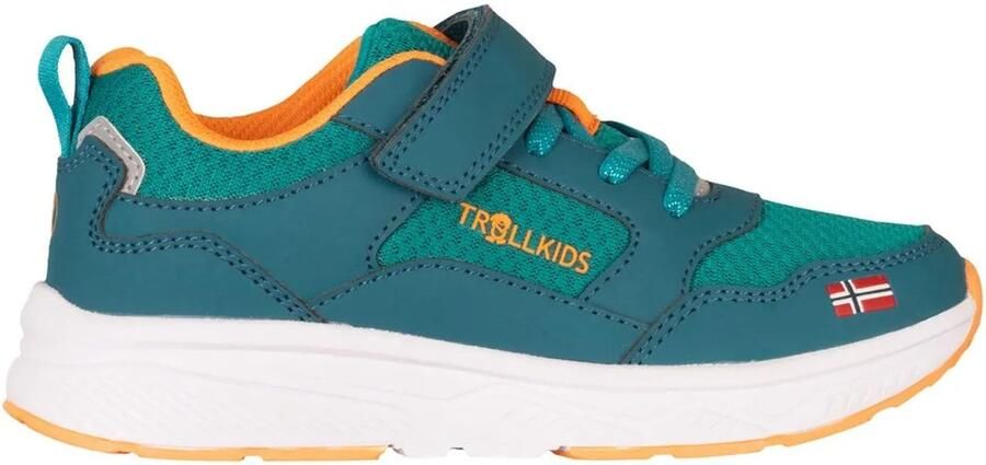 Trollkids Haugesund Wandelschoenen Groen Blauw Kinderen