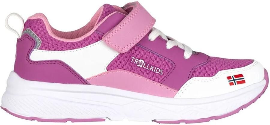 Trollkids Haugesund Wandelschoenen Wit Roze