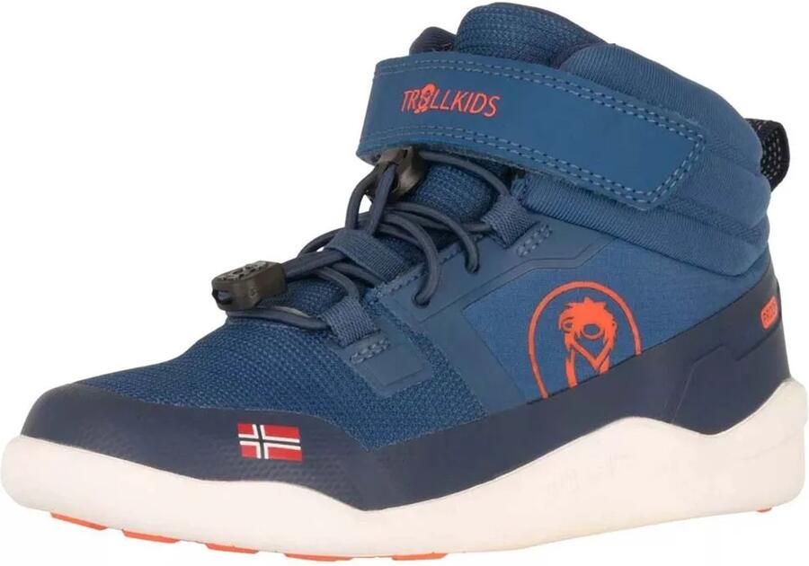 Trollkids Kid's Hovden Barefoot Winter Hiker Winterschoenen blauw