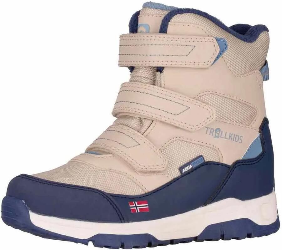 Trollkids Kid's Lofoten Winter Boots XTS Winterschoenen beige blauw