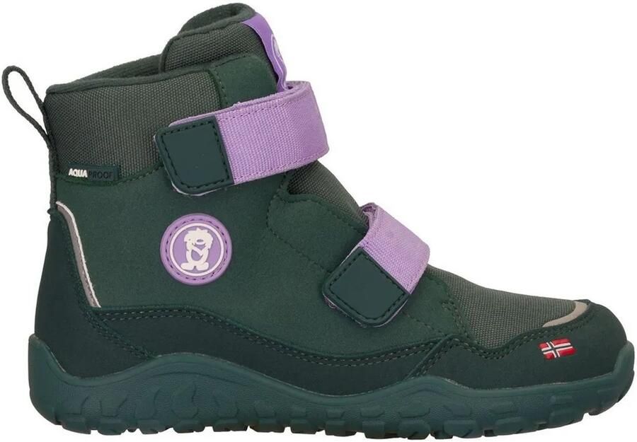 Trollkids Lyngdal Barefoot Winter Wandelschoenen Groen Kinderen