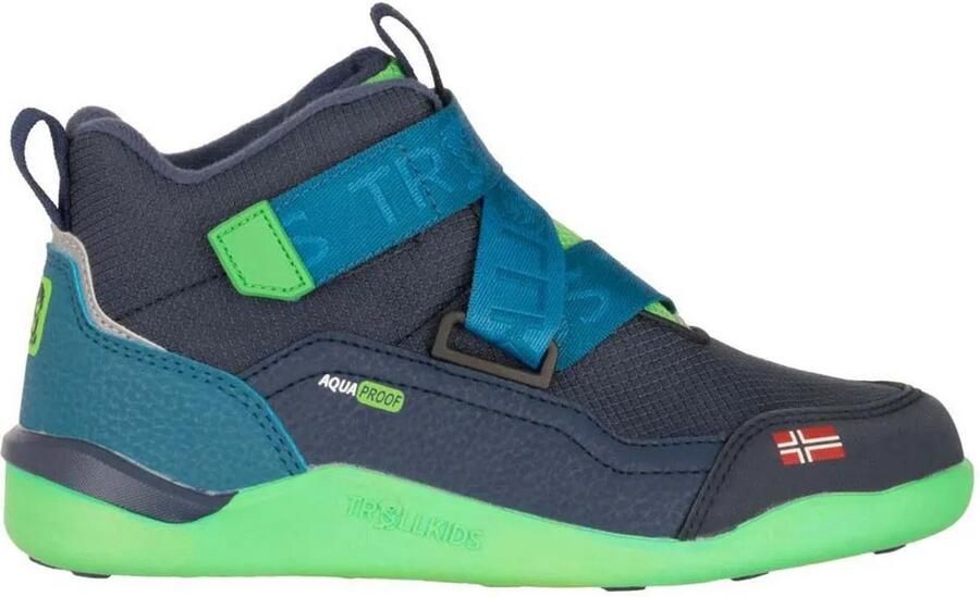 Trollkids Kid's Nordfjord Barefoot Winter Hiker Winterschoenen blauw
