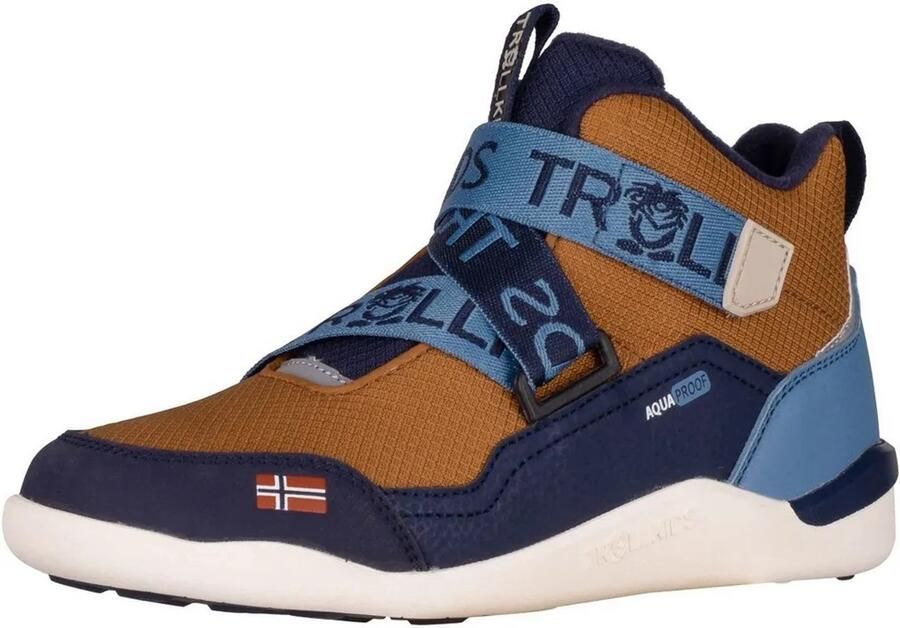 Trollkids Kid's Nordfjord Barefoot Winter Hiker Winterschoenen blauw