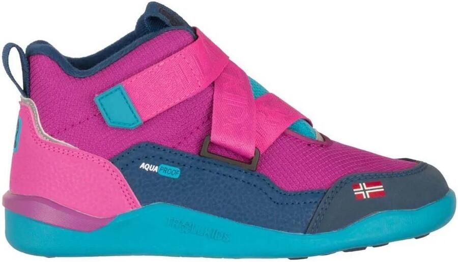 Trollkids Kid's Nordfjord Barefoot Winter Hiker Winterschoenen roze