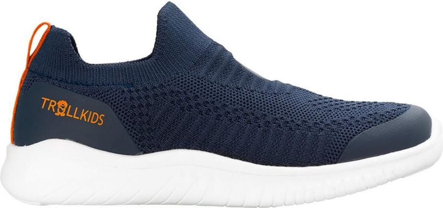 Trollkids Kid's Oslo Sneaker XT Vrijetijdsschoenen blauw oranje