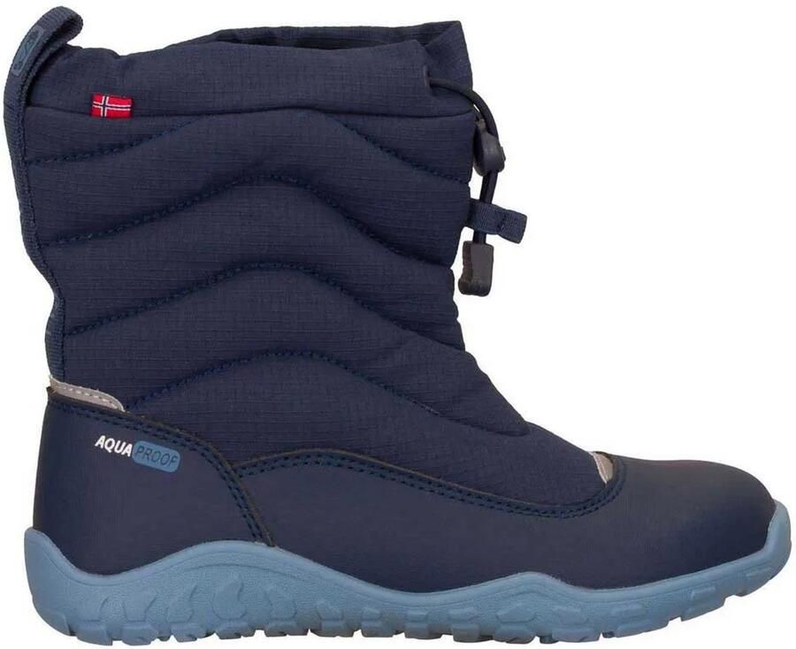 Trollkids Kid's Rosfjord Barefoot Winter Hiker Winterschoenen blauw