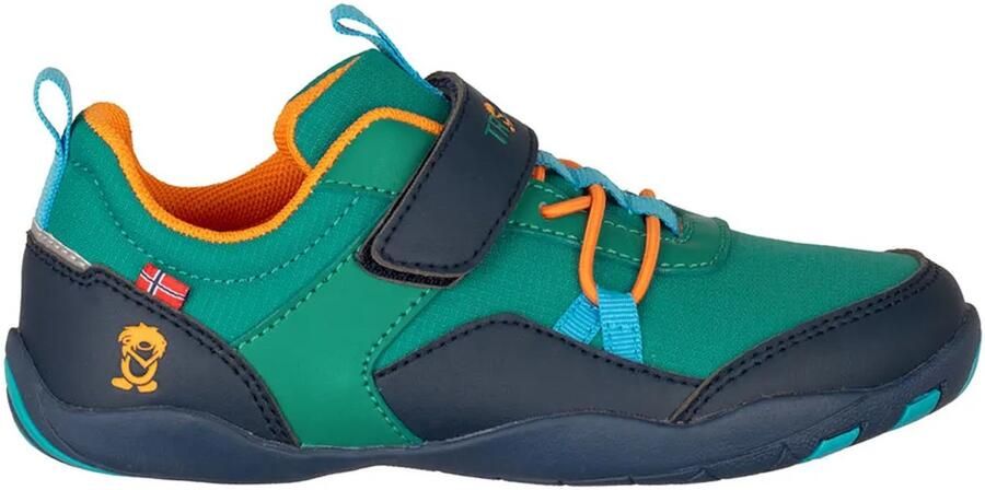 Trollkids Kid's Skaland Hiker Barefootschoenen groen sahara sunset