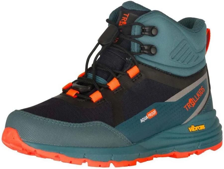 Trollkids Kid's Skarvan Hiker Mid XT Wandelschoenen turkoois