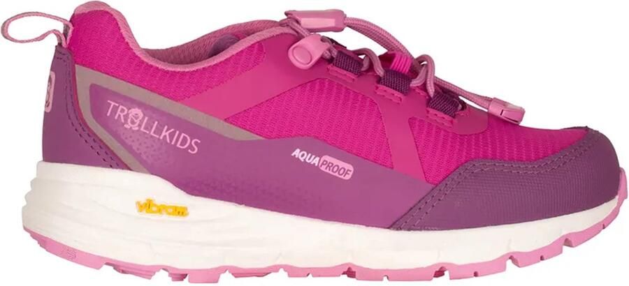 Trollkids Kid's Skarvan Hiker Low XT Multisportschoenen roze purper