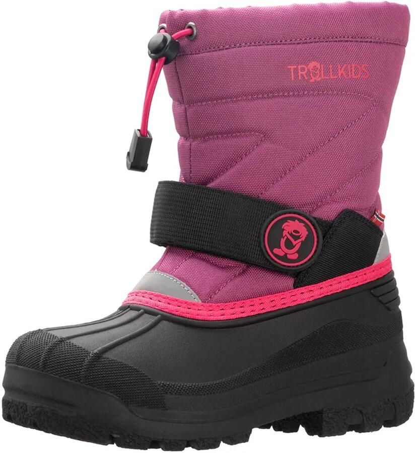 Trollkids Kid's Telemark Winter Boots Pro Winterschoenen purper zwart