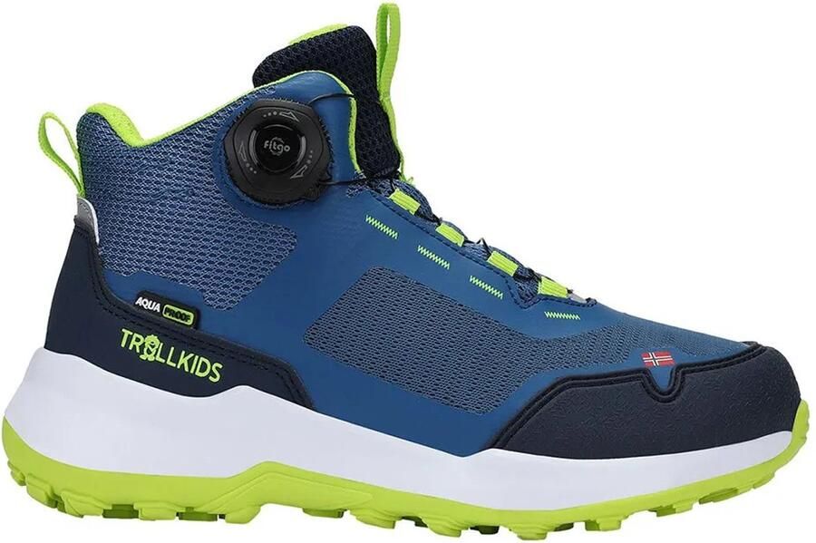 Trollkids Trollfjord Wandelschoenen Groen Wit Blauw