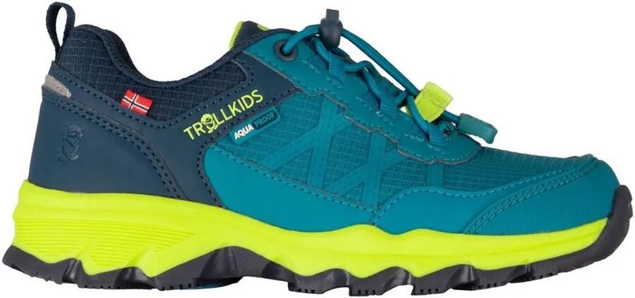 Trollkids Kid's Trolltunga Hiker Low XT Multisportschoenen turkoois