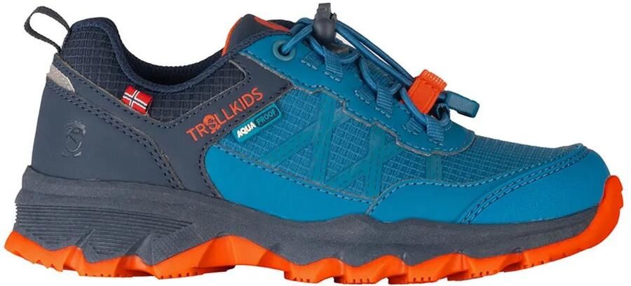 Trollkids Kid's Trolltunga Hiker Low XT Multisportschoenen blauw - Foto 2