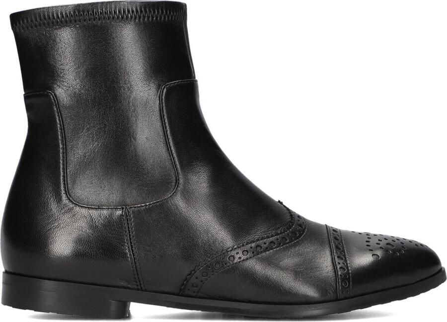 TRUMAN'S Enkellaarsjes Dames 9016 Maat: 39 5 Materiaal: Leer Kleur: Zwart