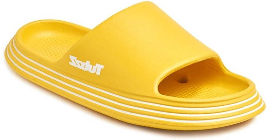 Sauna of bad slippers merk Import model Tubzz kleur blauw