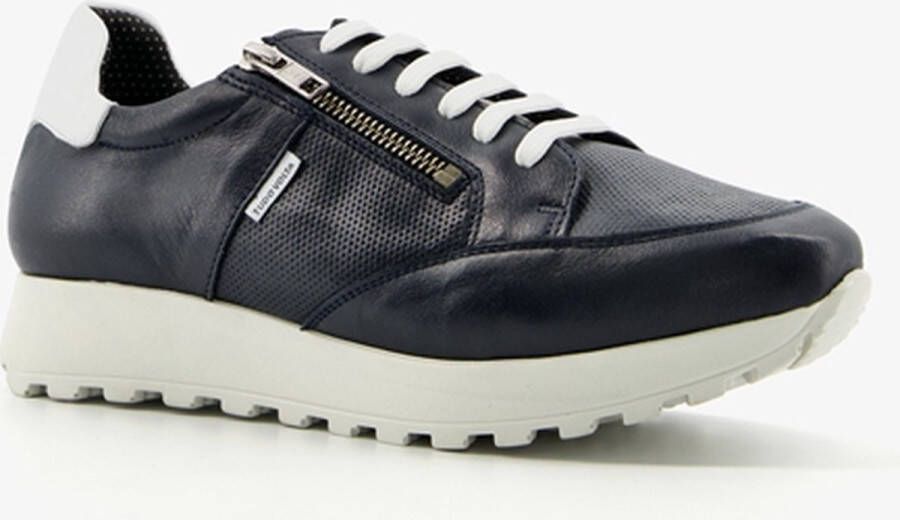 Tudo Volta leren dames sneakers Blauw Echt leer Uitneembare zool - Foto 1