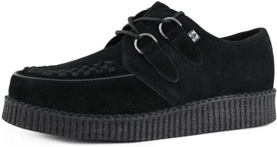 T.u.k . LOW FLEX ROUND TOE CREEPER BLACK SUEDE CREEPERS Heren Creepers zwart