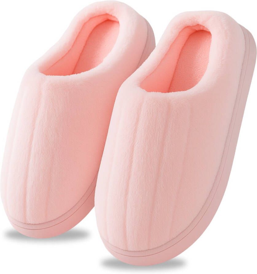 Twenty4seven Roze Pantoffels Sloffen Kerst & Winter Kerstsloffen & Huisschoenen