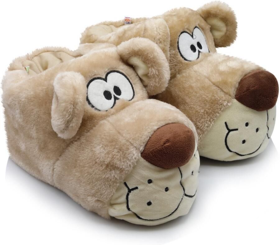 Twigy Berussa Dames Pluche Pantoffels Dames Sloffen Pantoffels Dieren -Fibert Patroon