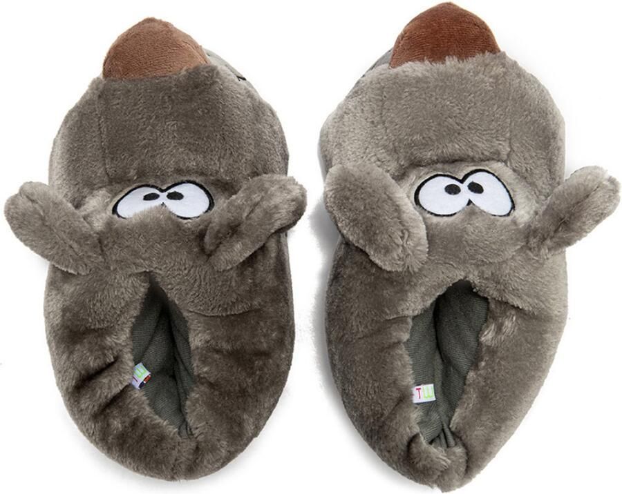 Twigy Berussa Dames Pluche Pantoffels Dames Sloffen Pantoffels Dieren -Fşbert Patroon - Foto 2