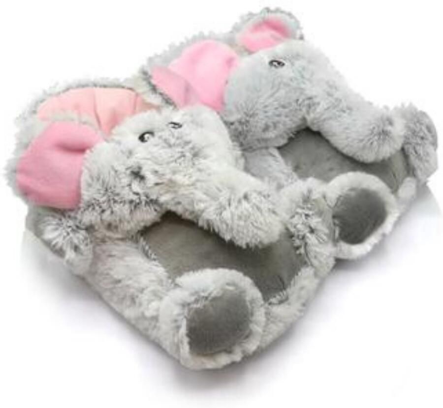 Twigy Berussa Elephant Dames Pantoffels Pluche Olifant Sloffen Warm & Antislip t m 41 Origineel Cadeautje