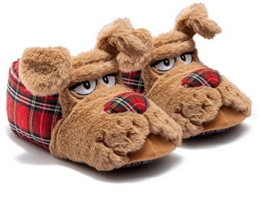 Twigy Berussa Heren Pluche Pantoffels Heren Pantoffels Duurzaam Antislip Sloffen Warme Zachte Zool Herenmode Zizu Patroon